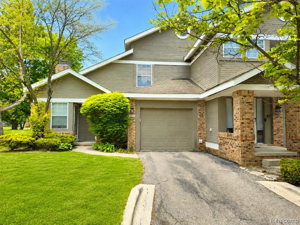 6606 Embers Court, West Bloomfield, MI — front exterior