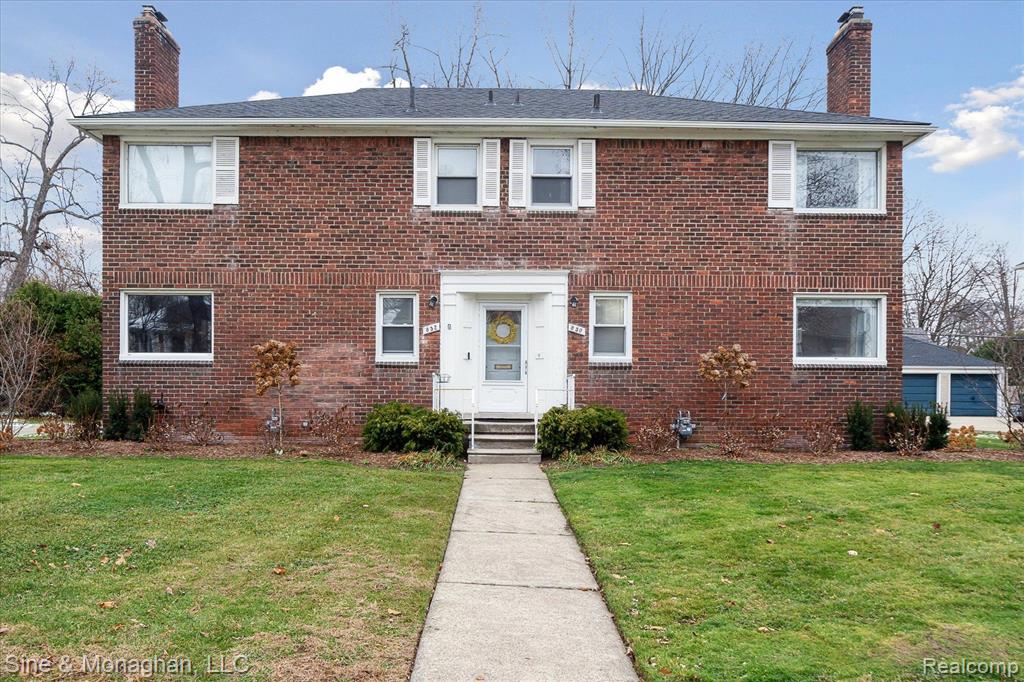 850 HARCOURT Road, Grosse Pointe Park, MI 48230 — front exterior