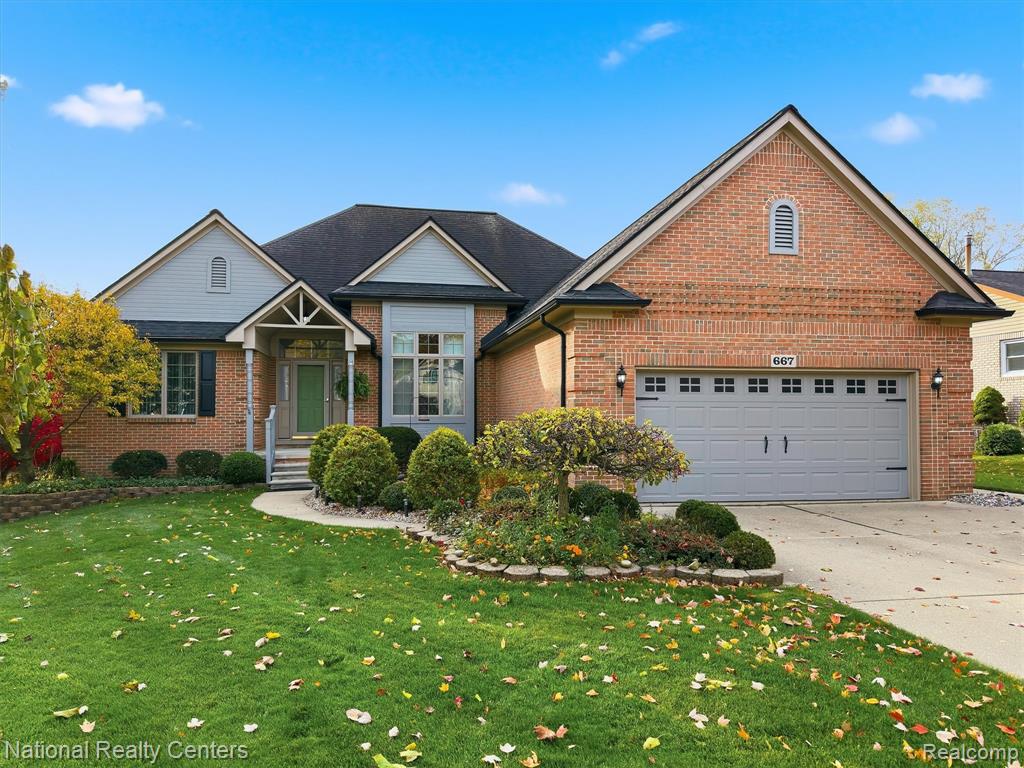 667 Shortridge Avenue, Rochester Hills, MI 48307 — front exterior