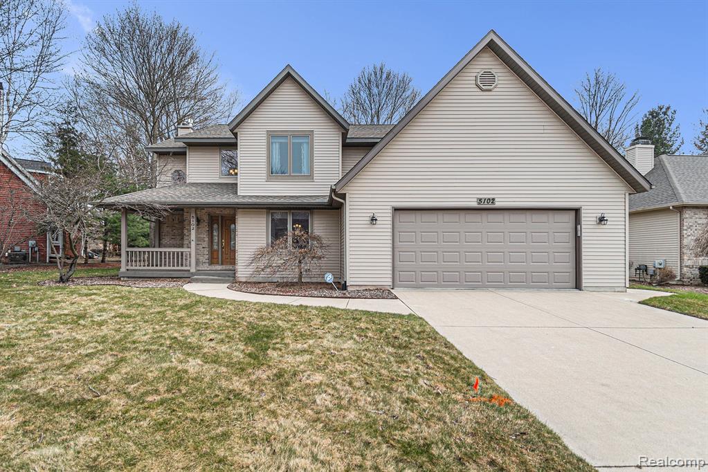 5102 FOXPOINT Circle, Midland, MI 48642 — front exterior