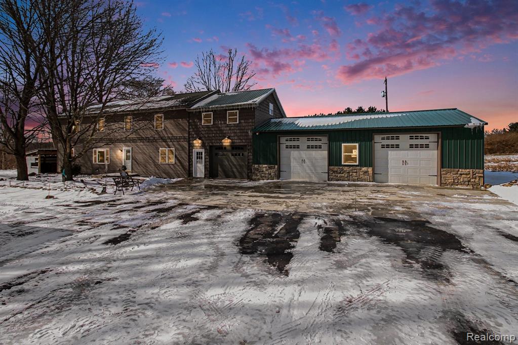 9631 BYRON Road, Howell, MI 48855 — front exterior
