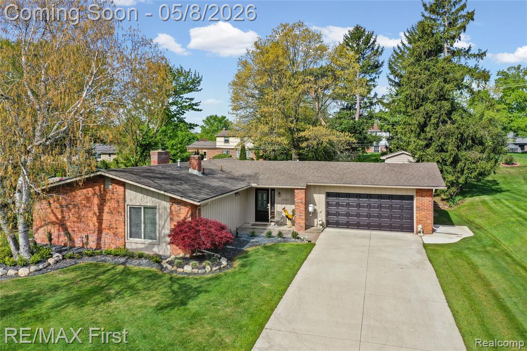 52531 Butternut Drive, Shelby Twp, MI 48316 — front exterior