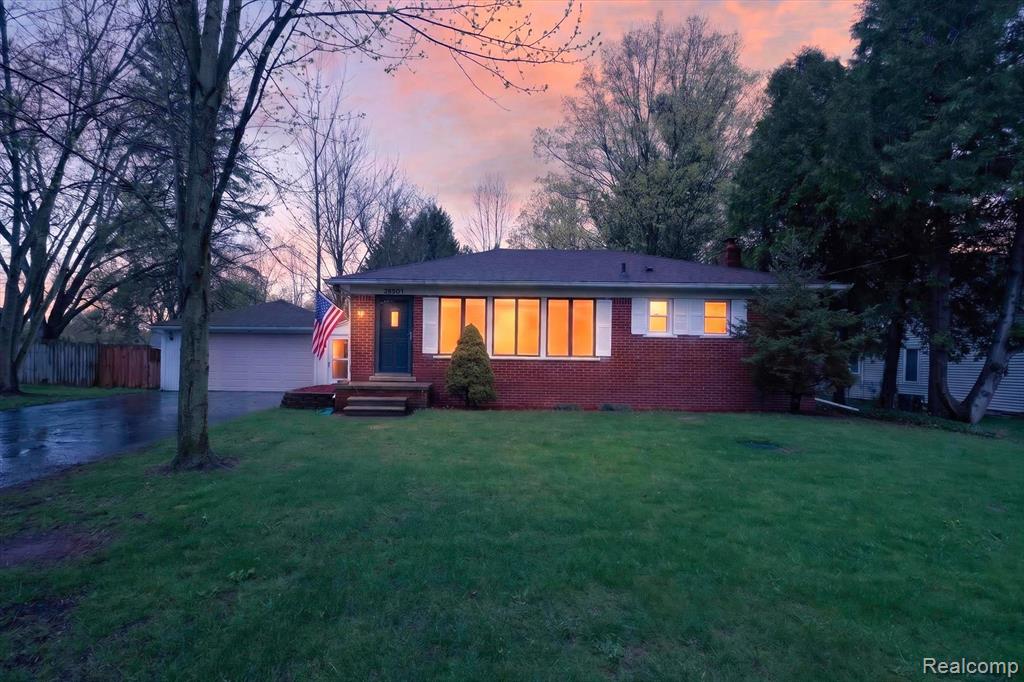 28501 Pontiac Trail, South Lyon, MI 48178 — front exterior