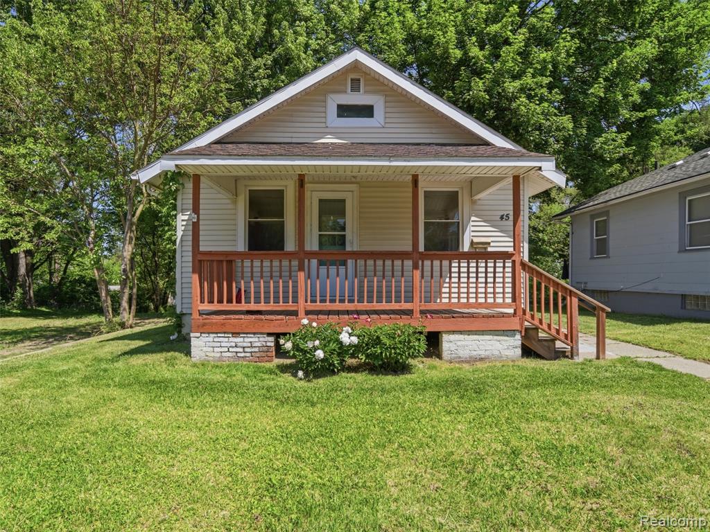 45 Kemp Street, Pontiac, MI 48342 — front exterior