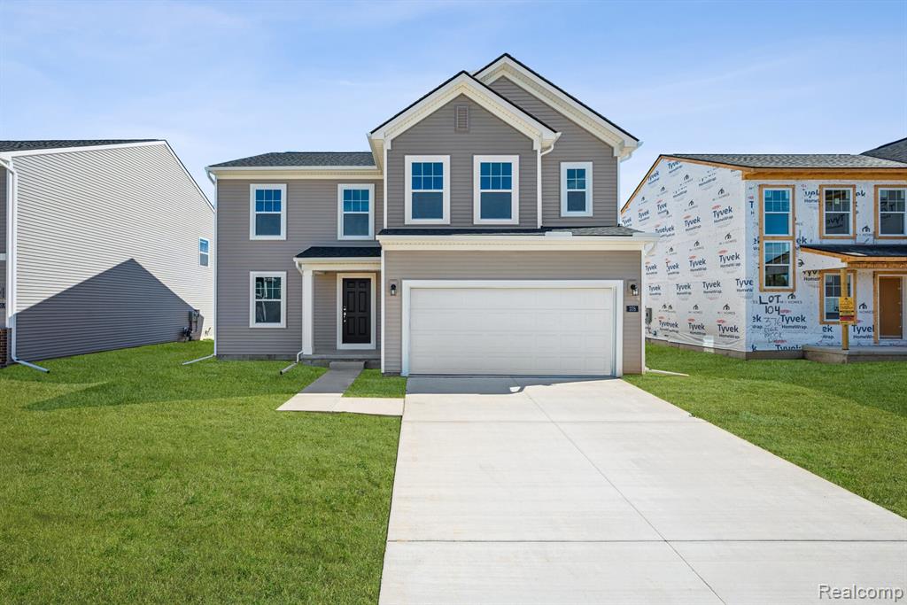 378 Edge Brook, Holly, MI 48442 — front exterior