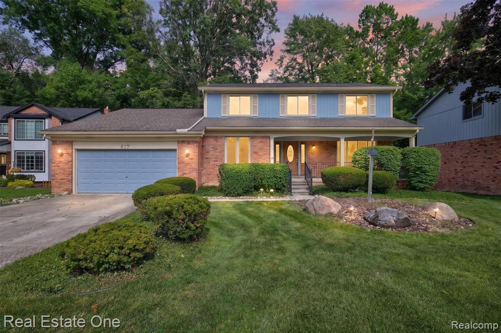 417 Eckford Circle, Troy, MI 48085 — front exterior