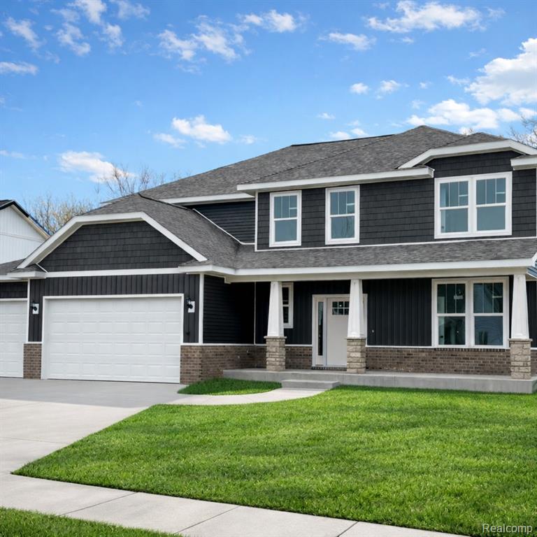 636 BIRKDALE, Howell, MI 48843 — front exterior