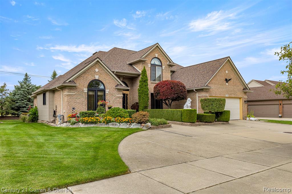 41985 Dorchester Court, Clinton Twp, MI 48038 — front exterior