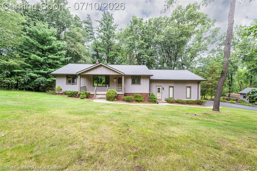 5211 Strawberry Lake Road, Whitmore Lake, MI 48189 — front exterior