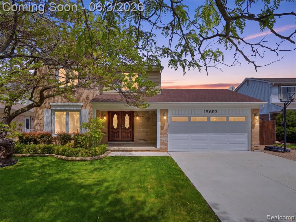15693 Jennifer Drive, Macomb, MI 48044 — front exterior