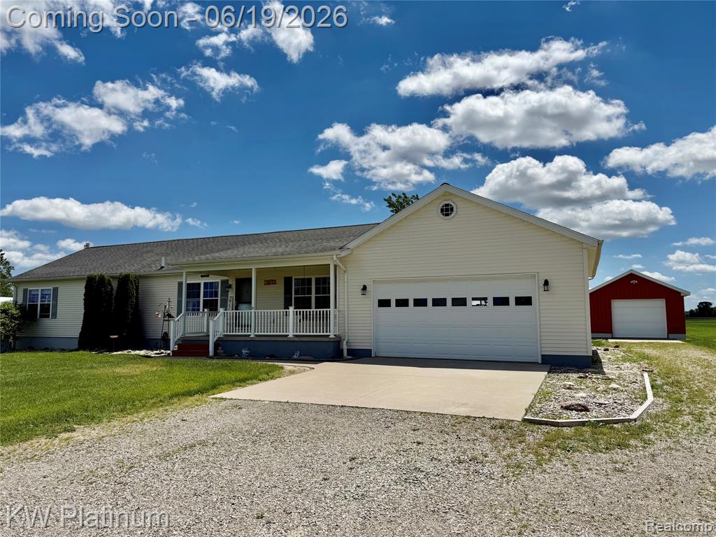 6069 Harris Road, Grant, MI 48032 — front exterior