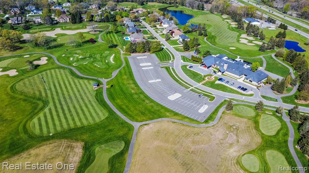 Aerial view of PVGC club house
