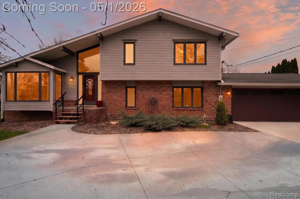 7117 Capri Drive, White Lake, MI 48383 — front exterior