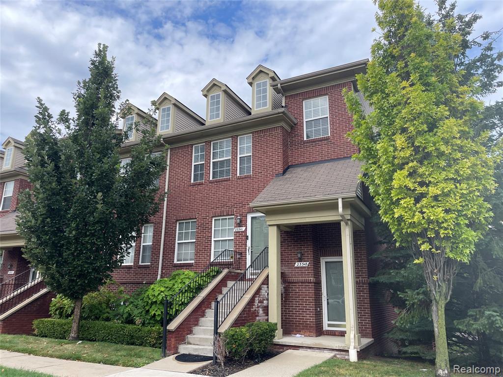 23343 Cornerstone Village Drive, Southfield, MI 48075 — front exterior