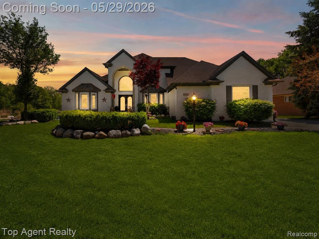 43912 Trillium Drive, Sterling Heights, MI 48314 — front exterior