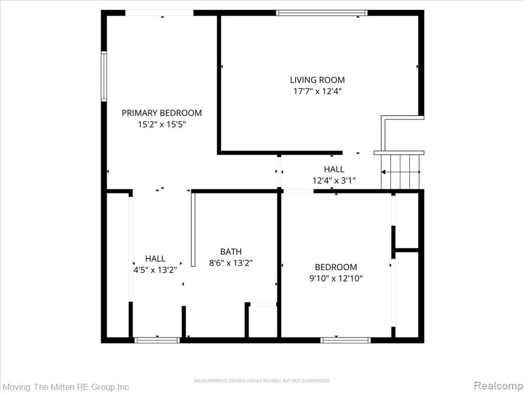 View of room layout