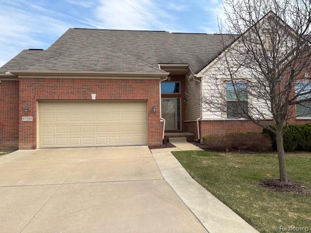 57293 Windmill Point, New Hudson, MI 48165 — front exterior