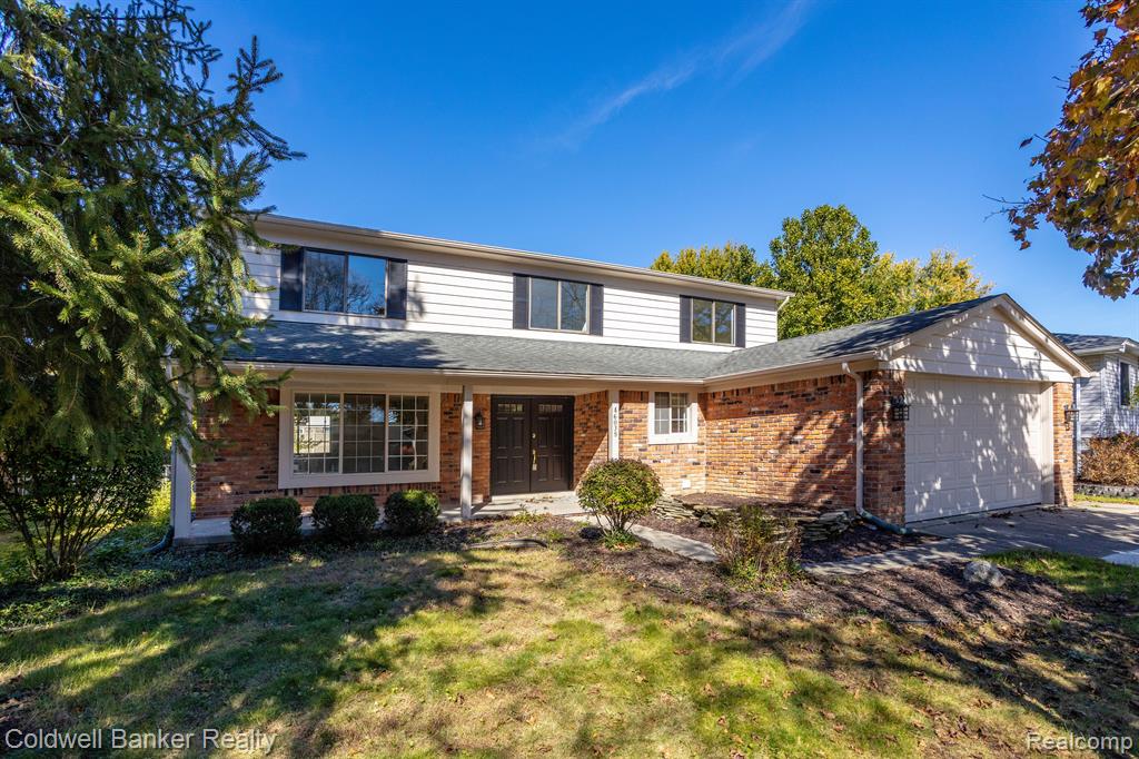 46038 SPINNING WHEEL Drive, Canton, MI 48187 — front exterior