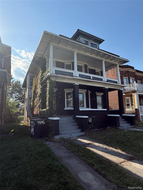 7413 Churchill Street, Detroit, MI 48206 — front exterior