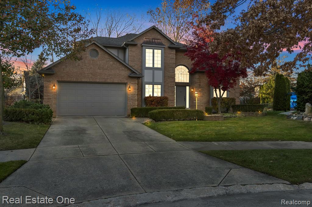 43581 NAVES Court, Clinton Twp, MI 48038 — front exterior