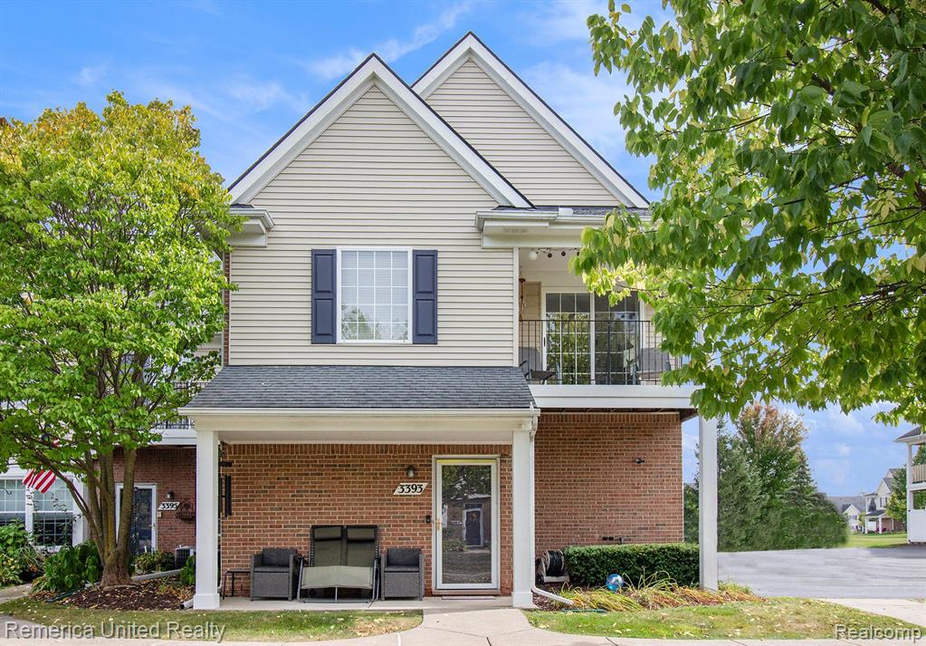 3393 KNEELAND Circle, Howell, MI 48843 — front exterior