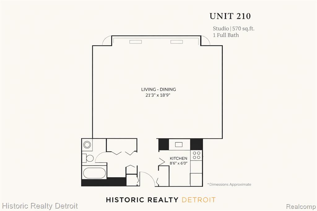 1300 E LAFAYETTE Street, 210, Detroit, MI 48207 — Photo 3