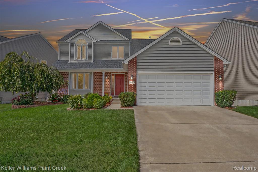 3625 S Downs Drive, Dexter, MI 48130 — front exterior