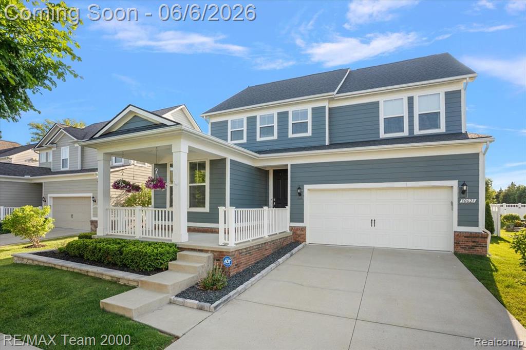 50621 Eisenhower Drive, Canton, MI 48188 — front exterior