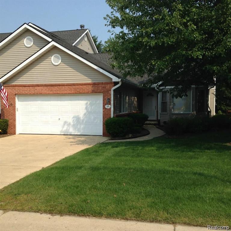 1390 Steeplechase Court, Howell, MI 48843 — front exterior