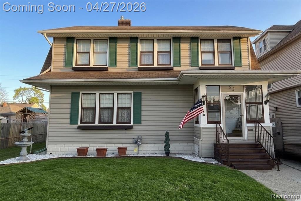 52 Maple Street, River Rouge, MI 48218 — front exterior
