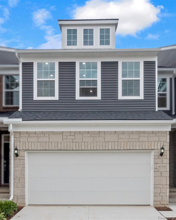 4151 Nottingham Circle, Clarkston, MI — front exterior