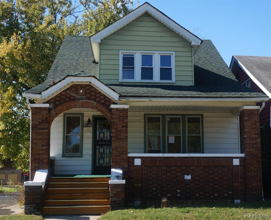 17803 SAINT AUBIN Street, Detroit, MI 48212 — front exterior