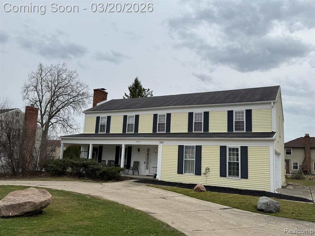 5045 Forestdale Drive, West Bloomfield, MI — front exterior
