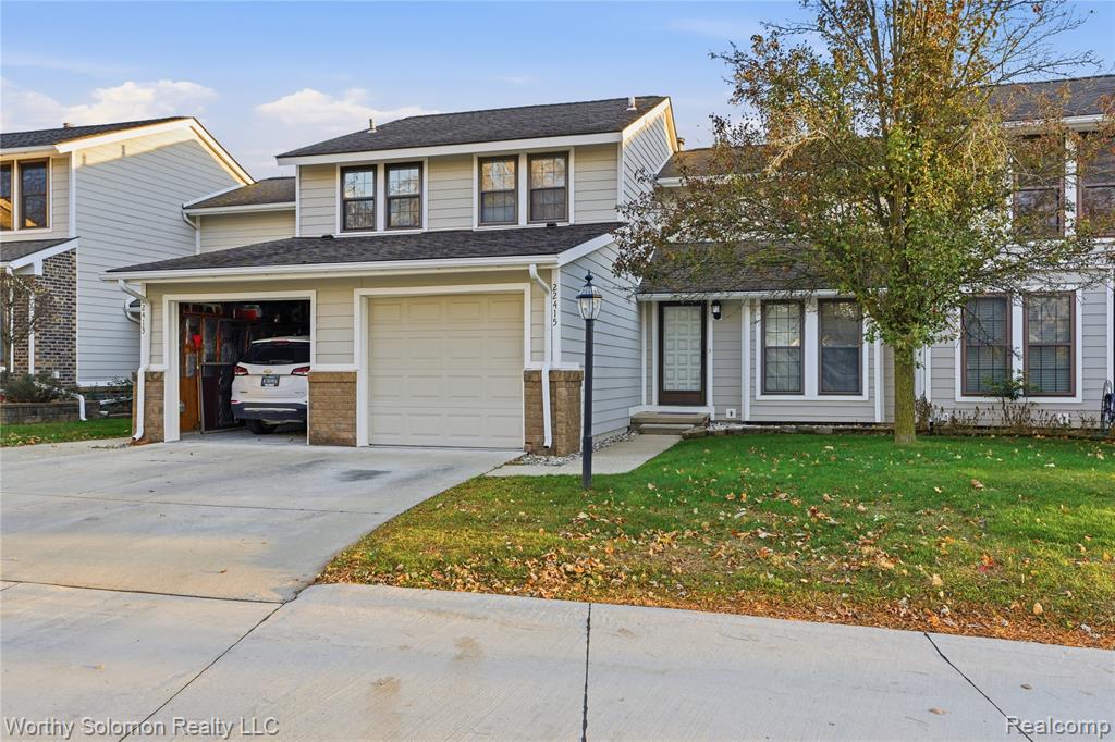 22415 Cranbrooke Drive, Novi, MI — front exterior