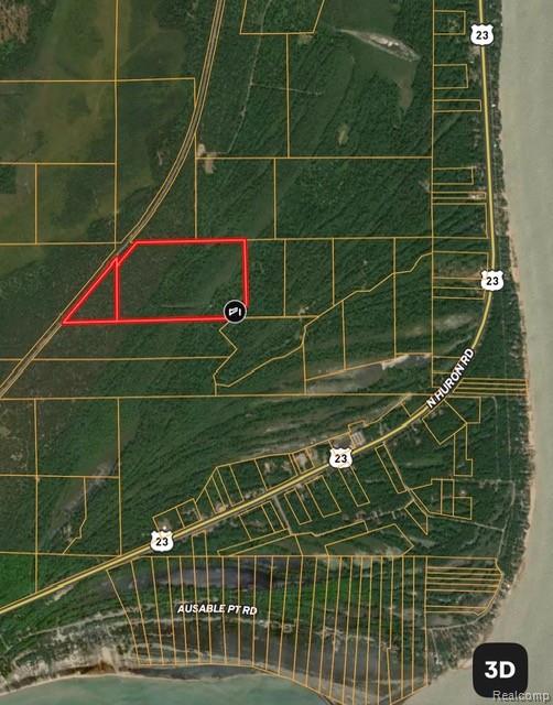 VL W AuSable Point Road, Oscoda, MI 48750 — front exterior