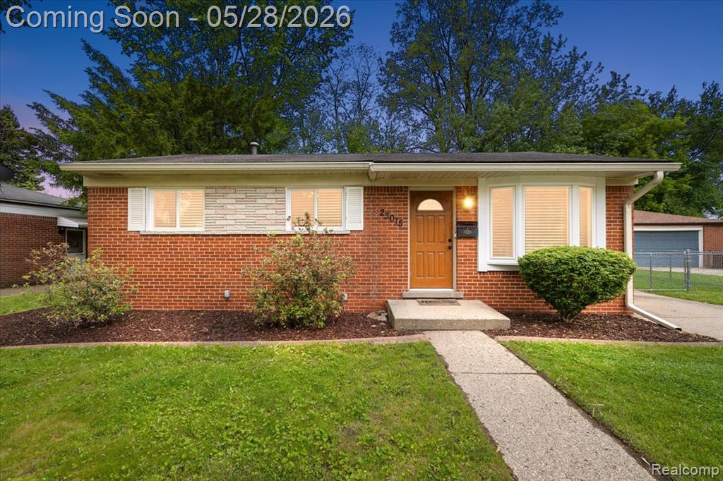 23015 Tuck Road, Farmington, MI 48336 — front exterior