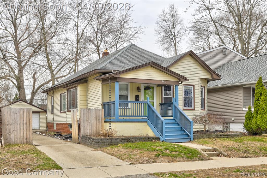 502 E LEWISTON Avenue, Ferndale, MI 48220 — front exterior