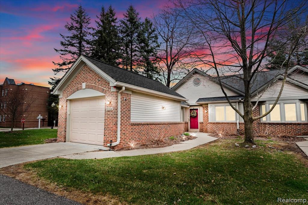 21304 JUNIPER Court, 69, Farmington Hills, MI 48336 — front exterior