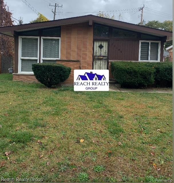 20196 McIntyre Street, Detroit, MI 48219 — front exterior