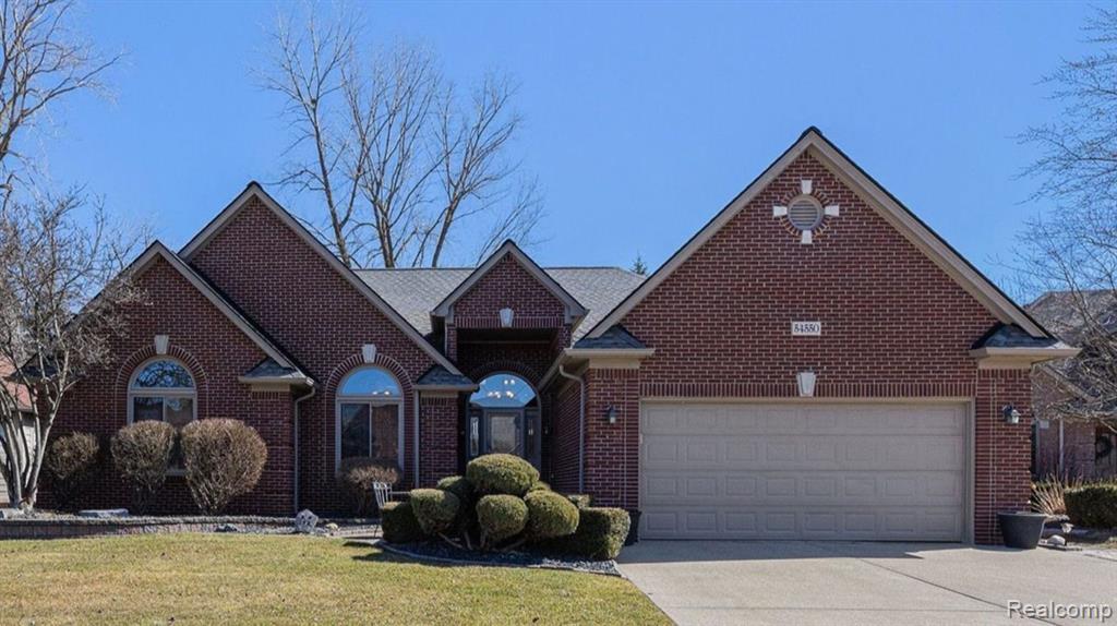 54550 CABRILLO Drive, Macomb, MI 48042 — front exterior