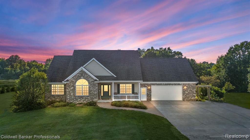 6099 SIMMONS Trail, North Branch, MI 48461 — front exterior