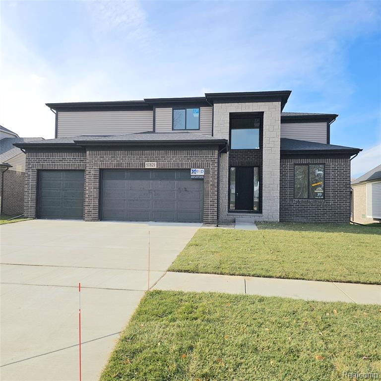 50147 Mustang Drive, Macomb, MI 48042 — front exterior