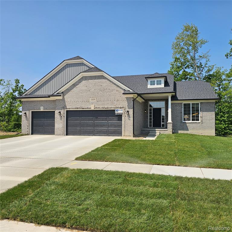50691 TIMBERSTONE Drive, Macomb, MI 48042 — front exterior