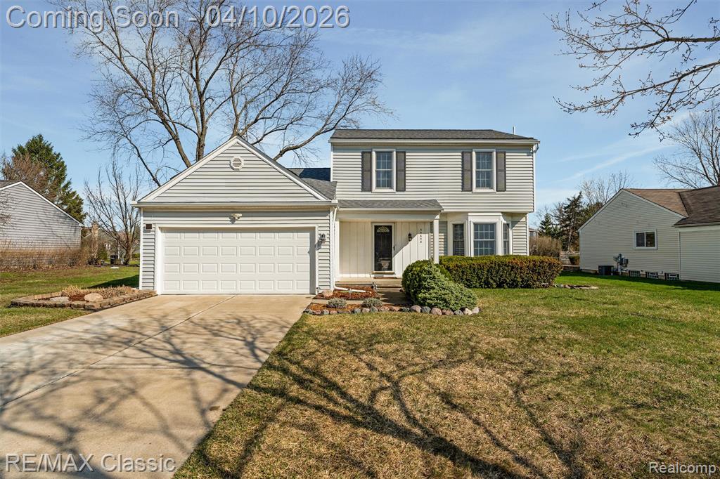 44640 Yorkshire Drive, Novi, MI — front exterior