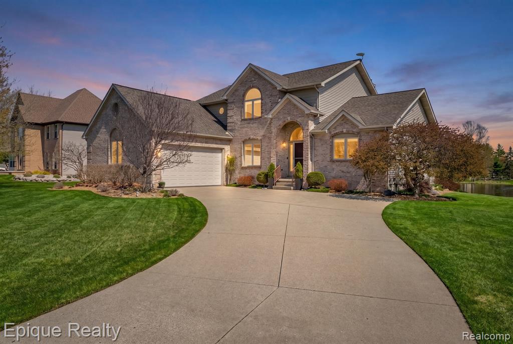 9493 Aspen View Drive, Grand Blanc, MI 48439 — front exterior