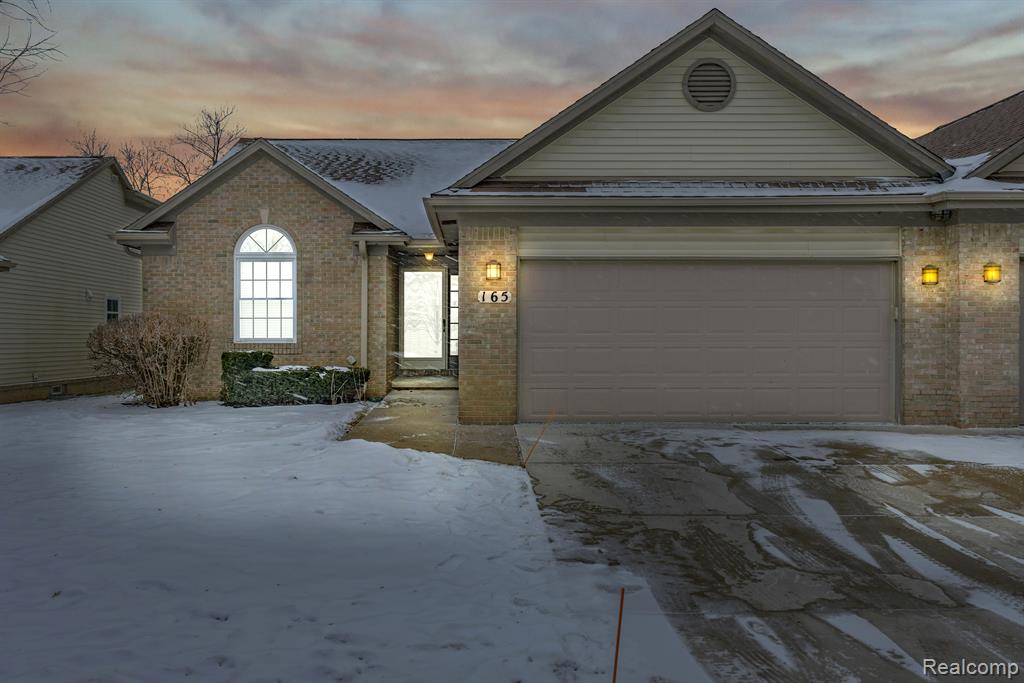 165 WINDING Brook, Commerce Twp, MI 48390 — front exterior