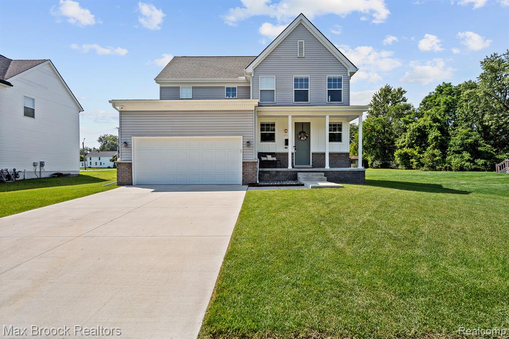 217 CLINTON Street, Romeo, MI 48065 — front exterior