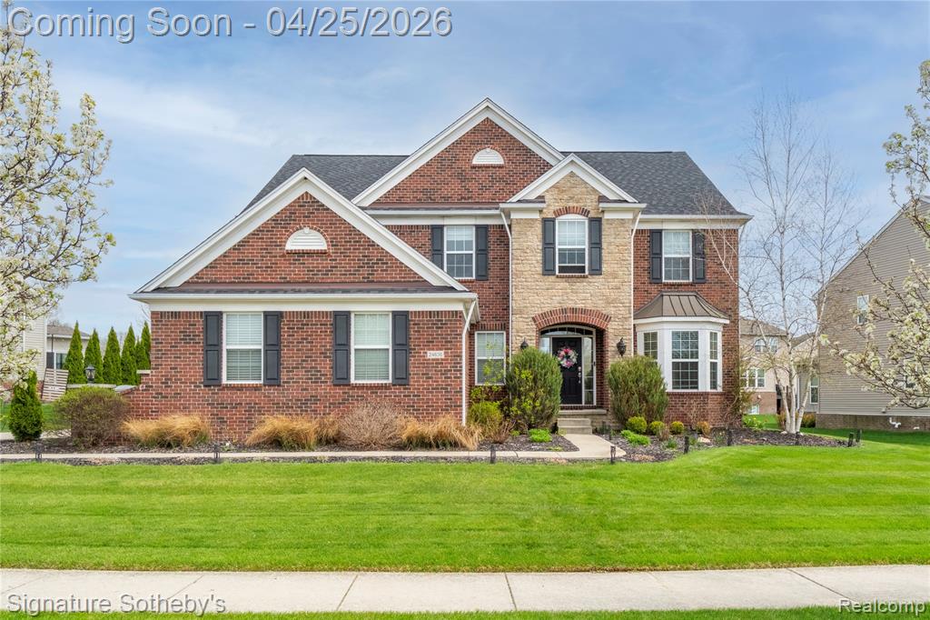 24636 Padstone Drive, South Lyon, MI 48178 — front exterior