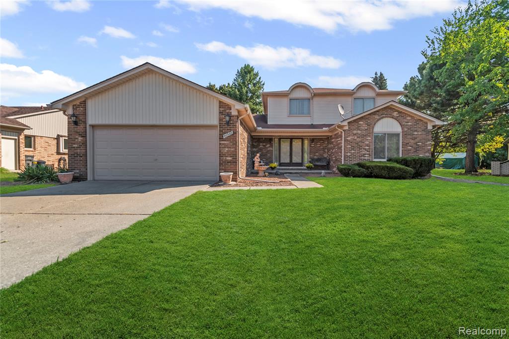40538 Woodside Drive, Clinton Twp, MI 48038 — front exterior