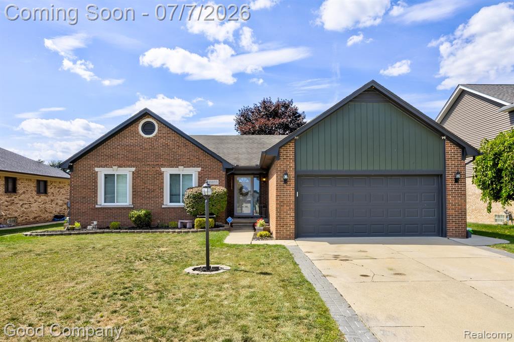 49877 Maurice Drive, Chesterfield, MI 48047 — front exterior